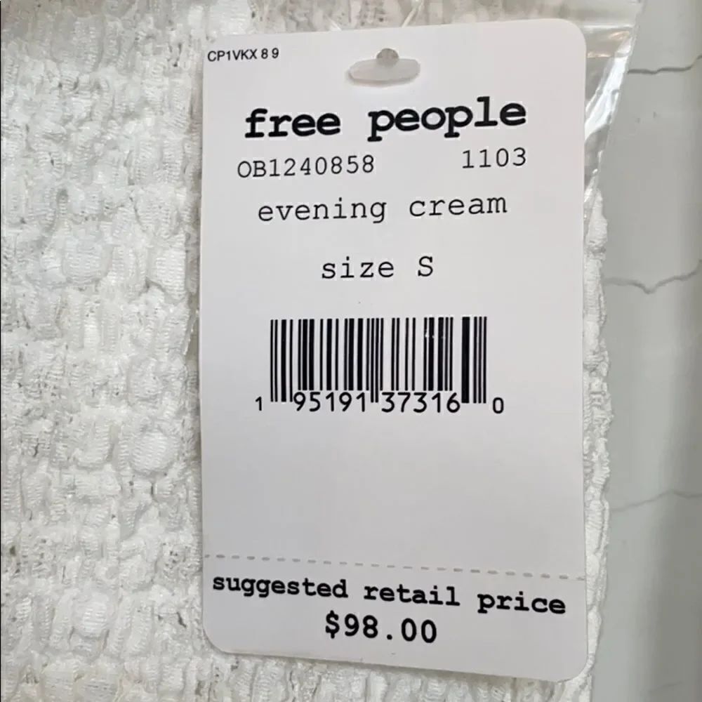Free People Cream Top  - Picture 10 of 11